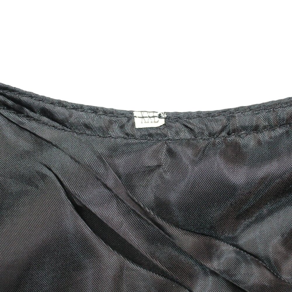 Leather Black Patchwork Motorcycle Vest WW II Embroidered Patch Veteran Military - Picture 9 of 9